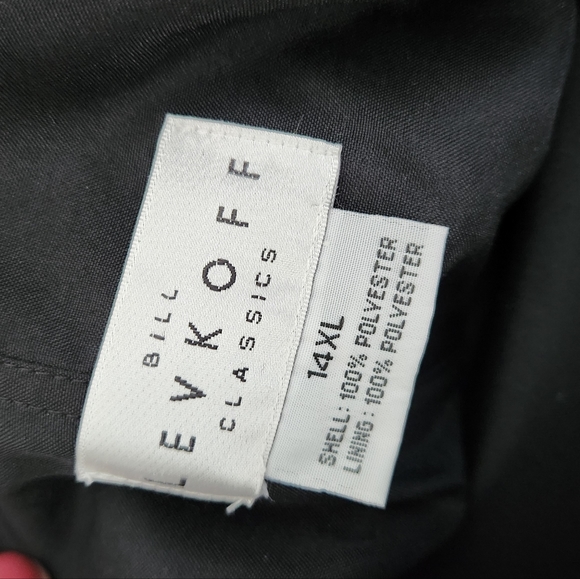 Bill Levkoff Classics Black Wedding Dres Gown Strapless Bridesmaid Size 14XL - Picture 4 of 4